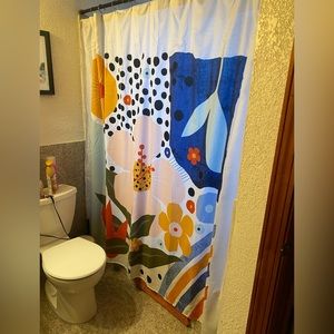 Colorful and fun shower curtain